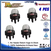 4PCS Primer Pump Bulbs For Walbro Homelite Echo Stihl Poulan Craftsman Chainsaw