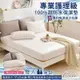 FOCA空蕓白 贈同款式枕套x2 雙人-100%超防水床包式保潔墊 加高型38公分/護理墊/防塵墊-多款任選