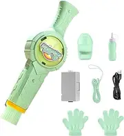 Lmyit Bubble Maker, Kids Bubble Machine Automatic Blower, Rechargeable Portable Backyard Games, Outside Toys for Toddler Girls Boys, Birthday Christmas Party Favors