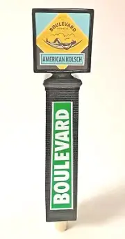 Boulevard Brewing Co American Kolsch Beer Tap Handle Smokestack - New Box - 11"
