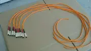 5 pack SC Multi mode 50/125 Duplex FIBER OPTIC PIGTAIL 1 mtrs