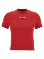 [Jacquemus] Jacquemus-Le Gros-Grain T Shirt Rosso-Donna S