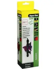 Aqua One Nano Betta Glass Preset Heater 10W Fighting Fish Tank Aquarium 15040