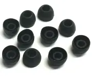 10 Replacement Rubber Earbud Tips Plugs for Pioneer SE-IM5BT SE-IM6BT Earphones