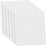 STOBOK 600pcs Strong Double Sided Tape Dots Clear Acrylic Dots for Walls Sticky for Crafts and Decor