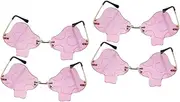[TEHAUX] 4 Pcs Mushroom Glasses Eyewear Accessories Mushroom Party Favors Womens Sunglasses Halloween Costume Decor Cartoon Sunglasses Mushroom Mushroom Accessories Cute Miss Metal