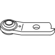 184461M92 RH Lower Pull Arm End Fits Massey Ferguson 88 85 65 670 283 275 270 26