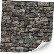 3 Sheets Self-Adhesive Wall Cladding for Dollhouse 1:12 Scale () Cottage 1