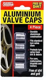4X Silver Wheel Tyre Tire Valve Stems Air Dust Cover Screw Caps Car Truck Bike