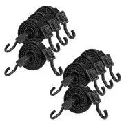 Bungee with Hooks,8Pcs Expanders with Hooks,100cm Adjustable Elastic Strap7245