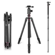 Neewer 66 in Camera Tripod Monopod Carbon Fiber with 360 Ball Head