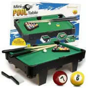 Mini Pool Table for All Family – 20-Inch Small Pool Table, Mini Billiards