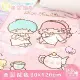 【享夢城堡】四季萬用法蘭絨毯90x120cm-雙星仙子Little Twin Stars 星空甜點-粉