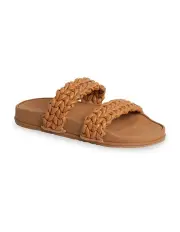 [Roxy] Slippy Slide Platform Sandals in Beige