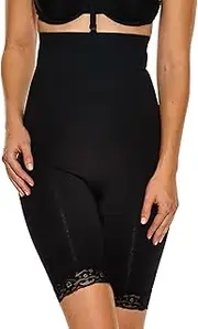 [Bubbles Bodywear] Seamless Open-Back Butt Bra Slimming Mid Thigh Booty Lifter Bodysuit