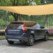 Garden Sun Shade Sail Cloth HDPE Anti UV Rectangle Sun Shade Sail (Beige)