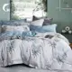 LEEDAR 麗的 夏戀 頂級使用吸溼排汗專利萊賽爾纖維雙人床包枕套組床包高度35公分