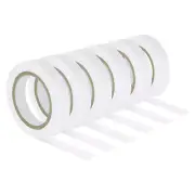 6Pcs 32.8Ft Tennis Racket Badminton Racquet Grip Finishing Tapes, White