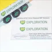 Matchbox Lesney 61 b Alvis Stalwart BP Exploration Sticker Set
