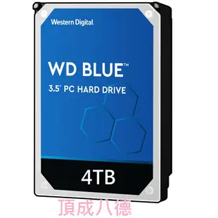 WD威騰 1TB 2TB 3TB 4TB 6TB 藍標 3.5吋硬碟HHD/三年保 (WD10EZEX)