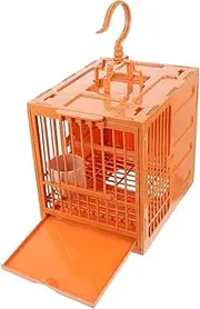 JUMPLAWN Plastic Bird Cage for Parrots Practical Breeding Nest House Hollow Design for Birds Optimal Air Circulation Durable Materials for Bathing Feeding for Home Use