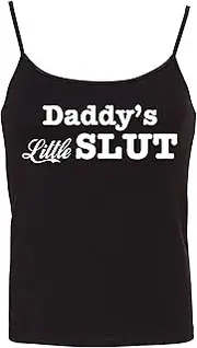 [Knaughty Knickers] Daddy's Little Fun Flirty Camisole Cami Tank Top Sleep Wear Fitted Scoop Neck