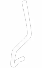 OEM NEW GENUINE 05-07 Ford F250 350 SD Engine Coolant Overflow Hose 5C3Z-8075-CB (for: Ford)