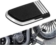 jininghaibo Motorcycle CNC Brake Pedal Pad Cover Black Footrest Compatible With Softail Fat Bob FXDF Street Bob FXFB FXFBS 2018-2021 2022 2023(Brake Pedal Pad A)