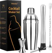 Ohtomber Cocktail Shaker Bartender Kit - 5PCS Martini with...