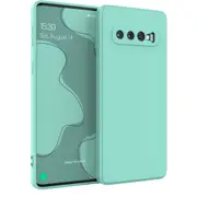 MCC For Samsung Galaxy S10+ Plus Soft Liquid Silicone Shockproof Case Cover G975 [Mint]