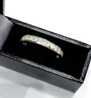 Ethiopian Opal Channel Set Ring Sterling Silver Fiery Stones CUSTOM MADE