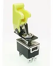 Safety Toggle Switch DPST 20 Amp " Yellow"