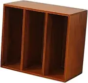 Book Holder Vertical Magazine Rack Sturdy Bookcase Folder Document Storage Organizer Wooden Storage Shelf for Letter Envelope