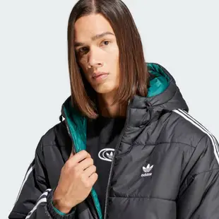 ADIDAS 舖棉外套 ADIC REV JKT 男 HZ0690 黑綠 現貨