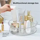 Storage Box 360 Rotation Storage Clear Turntable Storage Tray Round