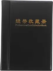 Antique Coin Collection Album Versatile Coin Holder Book for Collectors Soft Cover Scratch Resistant
