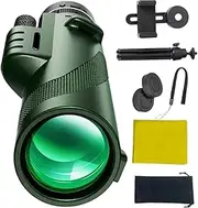 Monocular for Hunting | Professional Spotting Scopes with 80x Magnification,Portable Accessories for Mountain Climbing Camping Outdoor Adventure