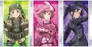Bushiroad Rubber Mat Collection V2 Vol. 1569 Sword Art Online Alternative Gun Gale Online II Ren & Fuka Jiro & Pitohui