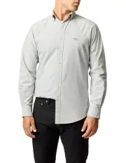 [Rodd & Gunn] Gunn Long Sleeve Oxford Sports Fit Shirt in Thyme