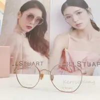 在飛比找Yahoo!奇摩拍賣優惠-Jill Stuart  粉-玫瑰金雙色鈦金屬圓框眼鏡 簡約