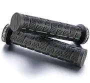 JetBlack Rip Lock On Grips Black with Black Rings