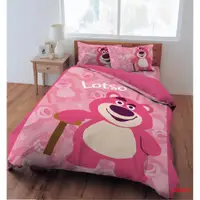 在飛比找蝦皮購物優惠-迪士尼 熊抱哥 粉紅迷幻 雙人涼被 草莓熊 雙人床包 標準床