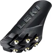LEKI 1300111 NW Silent Spike Pad, Outdoor Climbing, Nordic Walking, Black