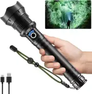 Flashlights High Lumen Rechargeable, Heavy Duty 990000 Lumens Rechargeable