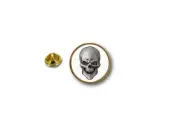 pins pin's flag badge metal lapel hat button biker on biker skull crossbones r2