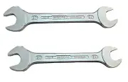 2 Gedore 27mm x 24mm Open End Wrench No. 6 Combination Combo Spanner Set Metric