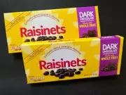 Nestle Raisinets DARK Chocolate THEATRE BOX SIZE- Lot of 2 Boxes {NEW/SEALED}