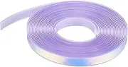 uxcell 5.47 Yards Silicone Lanyard String, 12mm Wide Bright Color Lacing Cord Laser Reflective Lanyard String for Crafts Weaving DIY Handmade Bracelets Clothes Keychain, Light Purple