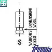 4x INLET VALVE R6645/SNT FOR OPEL A17DTJ/17DTR/17DTN Z17DTJ/17DTR 1.7L 4cyl