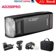 Godox AD200Pro 2.4G TTL HSS Speedlite Pocket Flash Strobe Light with Battery Set